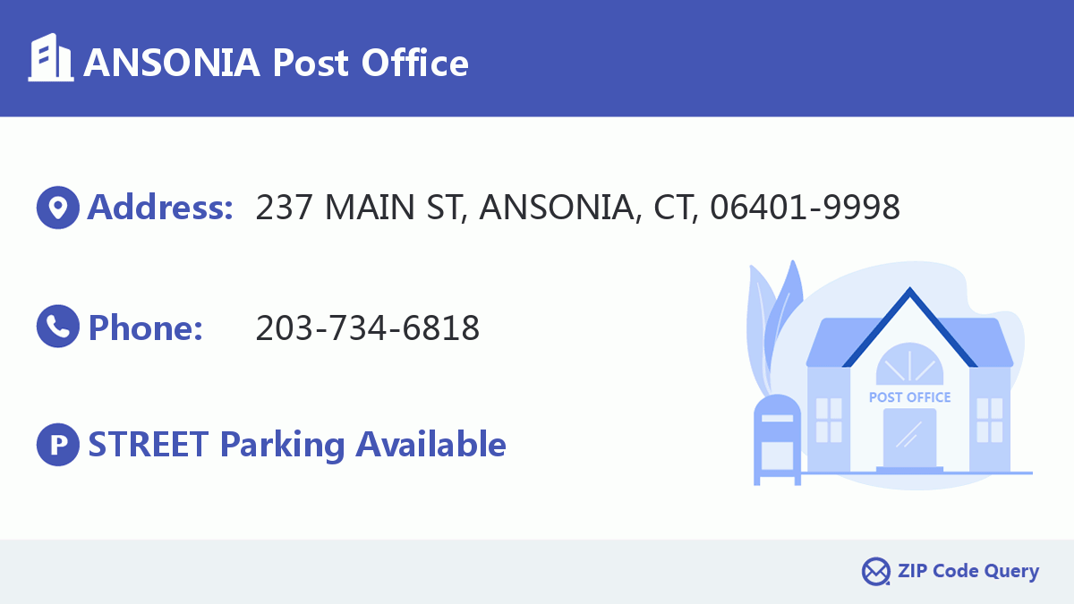Post Office:ANSONIA