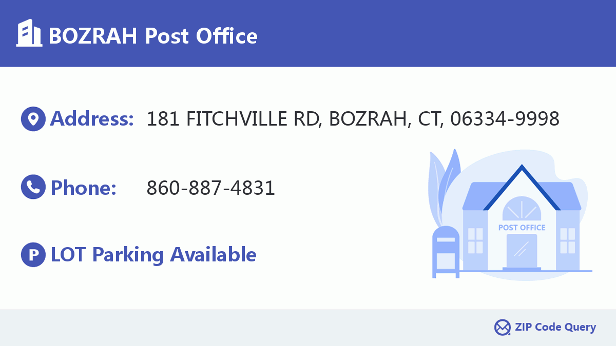 Post Office:BOZRAH