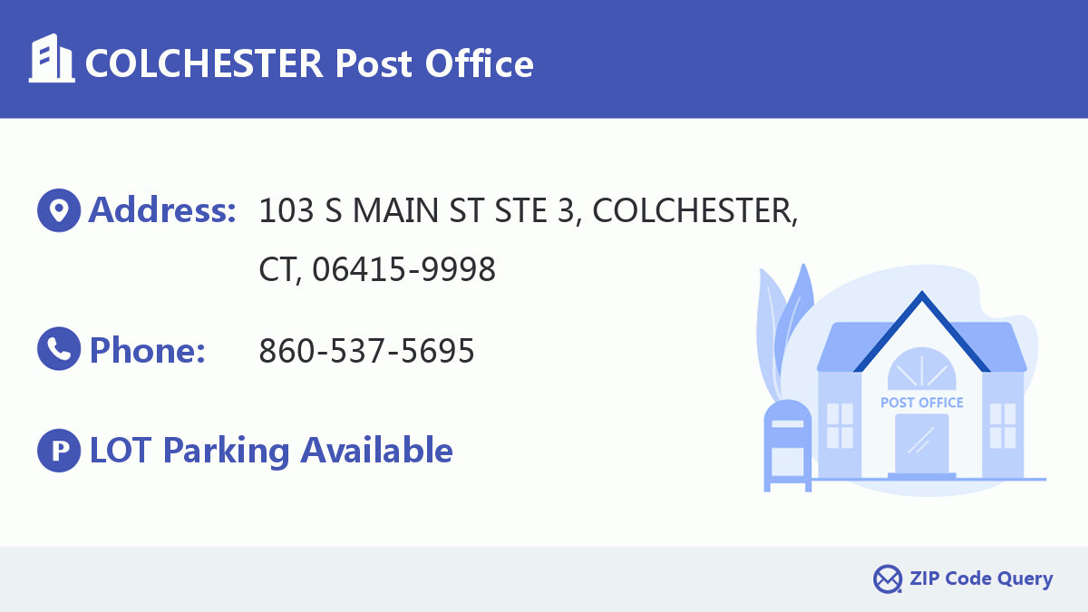 Post Office:COLCHESTER