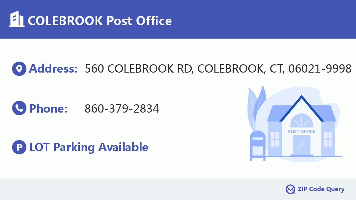 Post Office:COLEBROOK