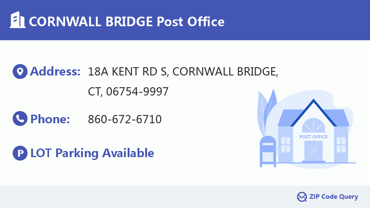 Post Office:CORNWALL BRIDGE
