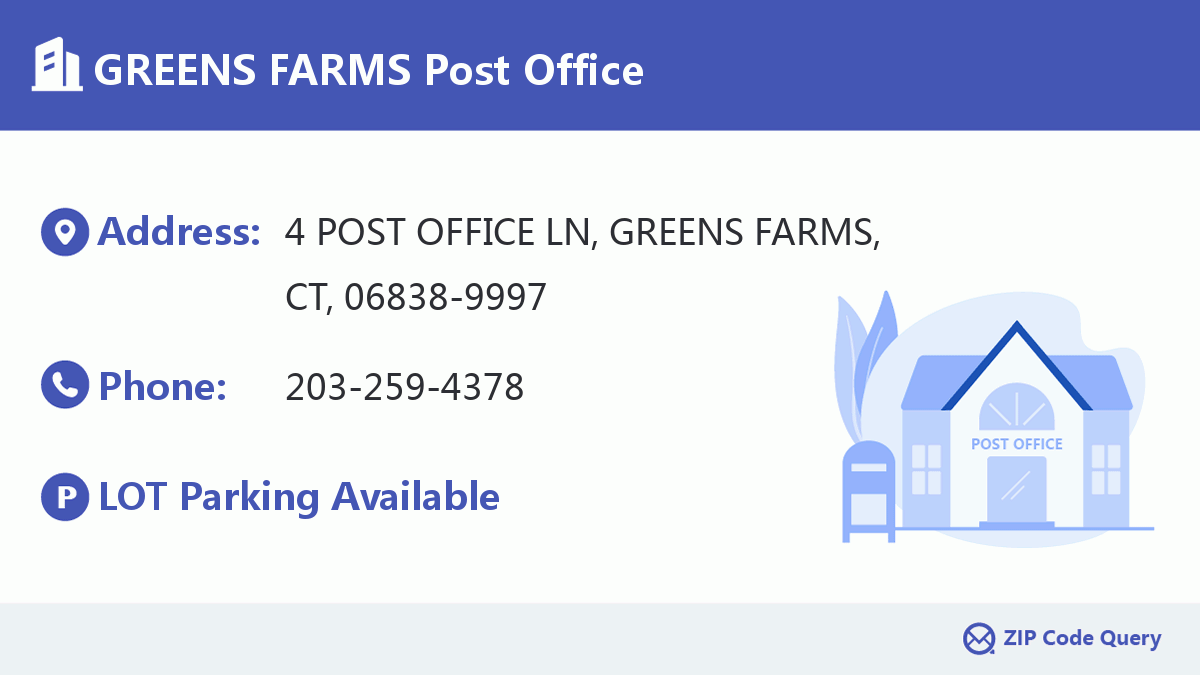 Post Office:GREENS FARMS
