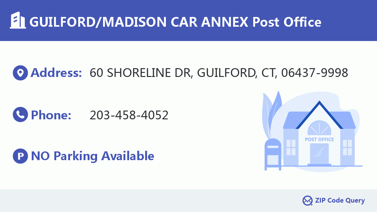 Post Office:GUILFORD/MADISON CAR ANNEX