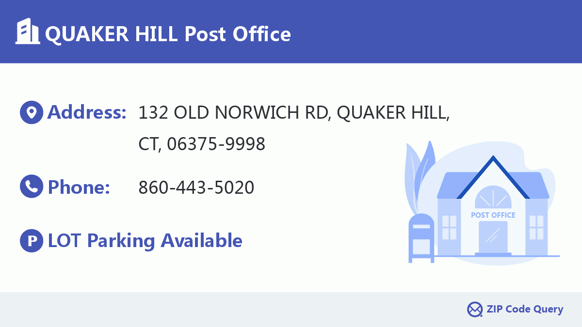 Post Office:QUAKER HILL
