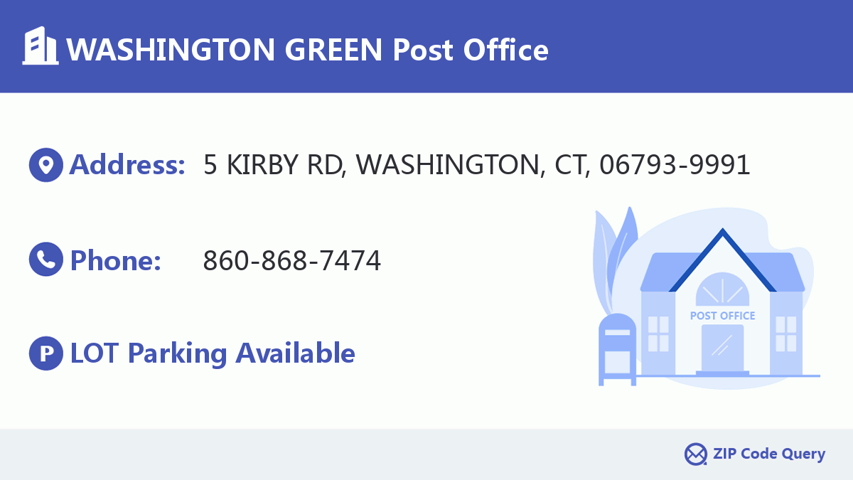 Post Office:WASHINGTON GREEN