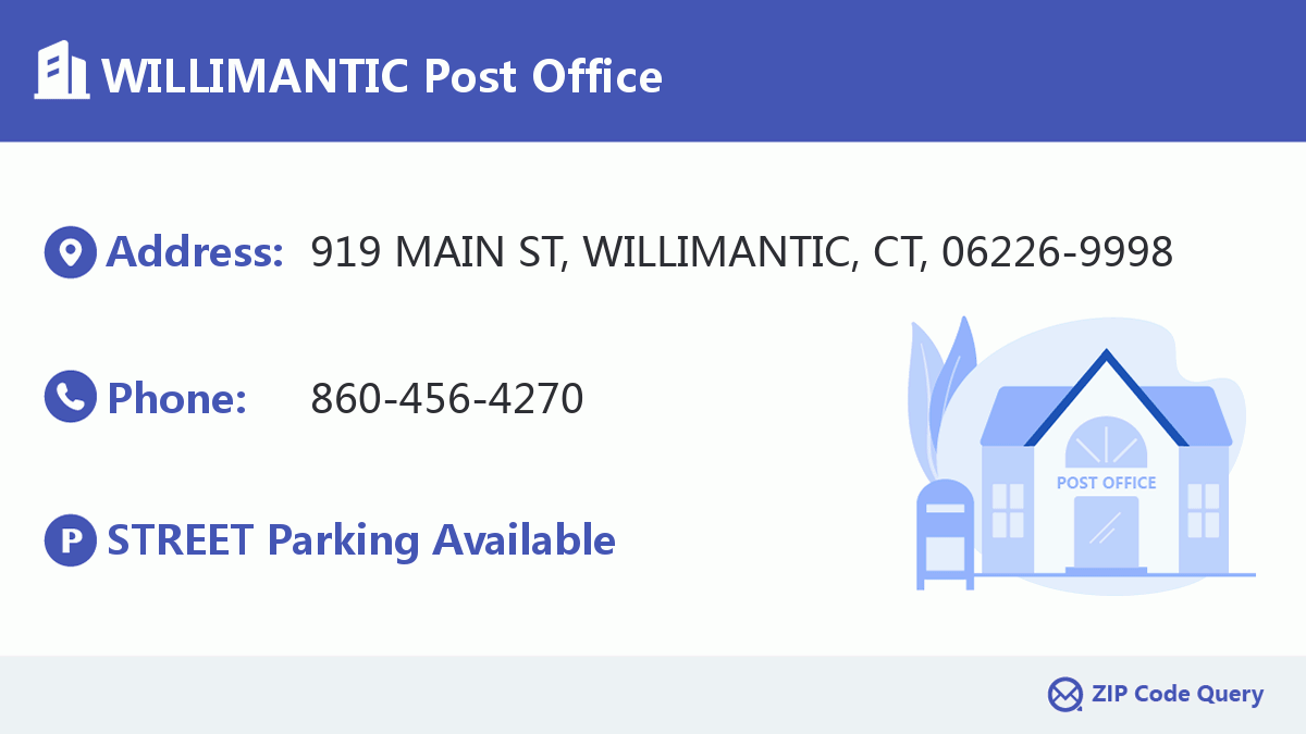 Post Office:WILLIMANTIC